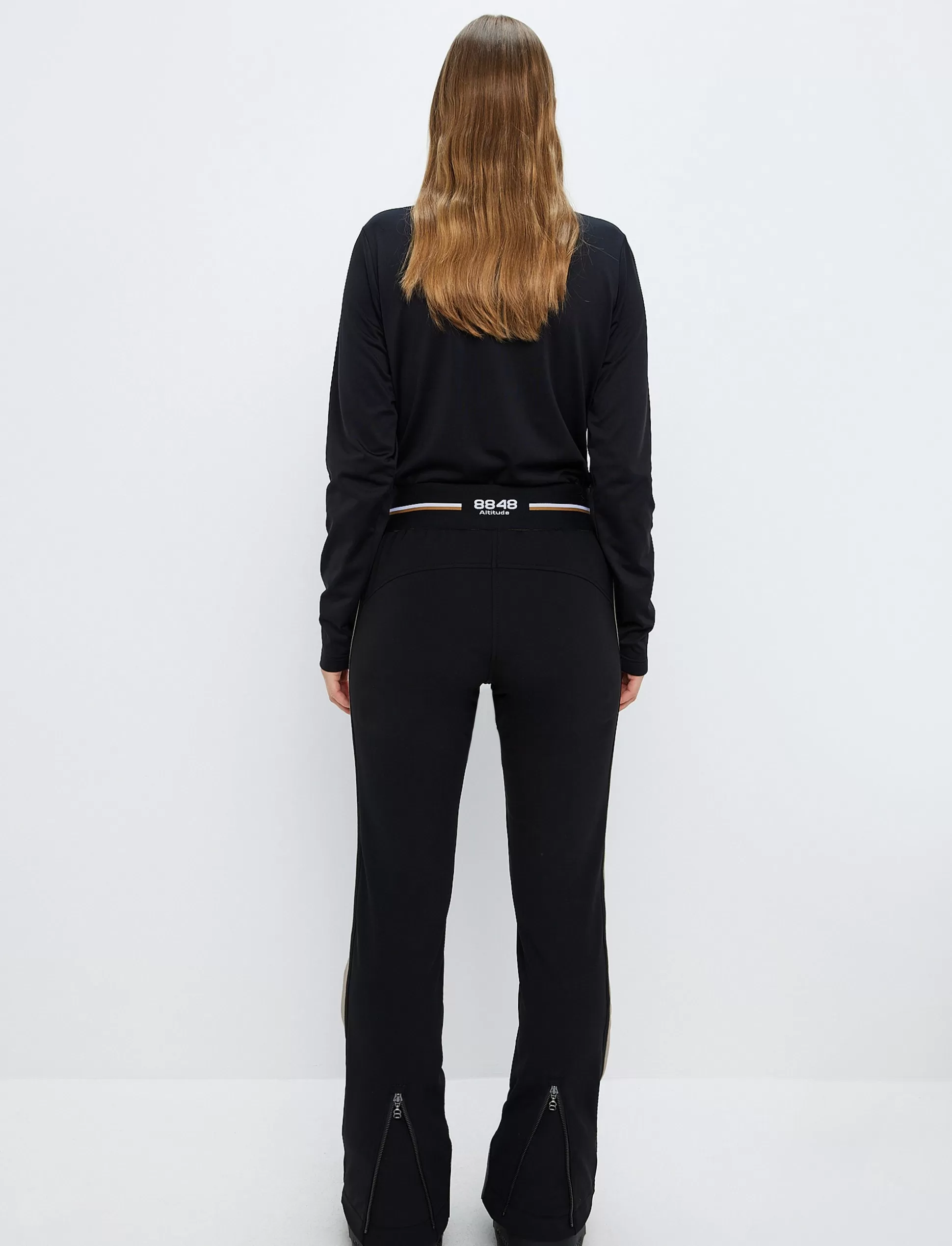 Lasketteluhousut<8848 Altitude Randy Star W Pant - Black/Beige